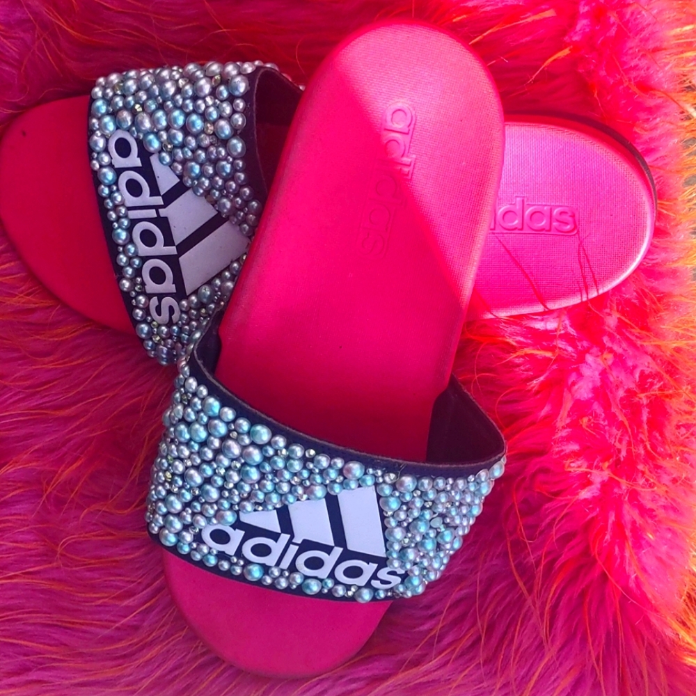 Custom Adidas slides